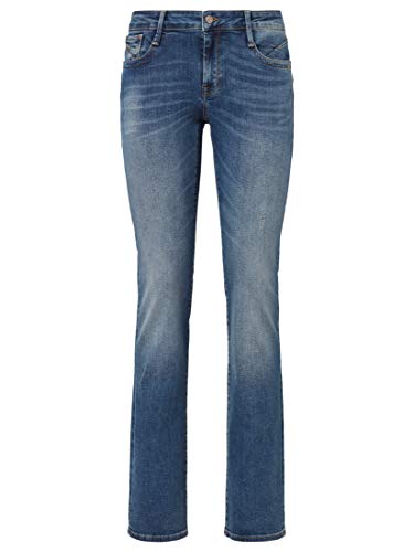 Mavi Olivia Damen Straight Jeans ,Blau (Dark Ink Glam 22488),W27/L34 (Herstellergröße: 27/34)