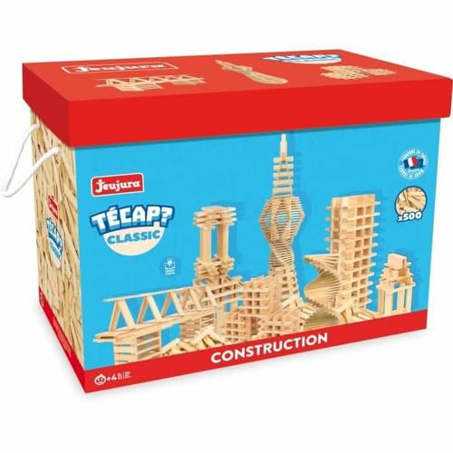 Jeujura jeujuraj8338 Classic Tecap Bricks und Block Spielzeug (500 STK)