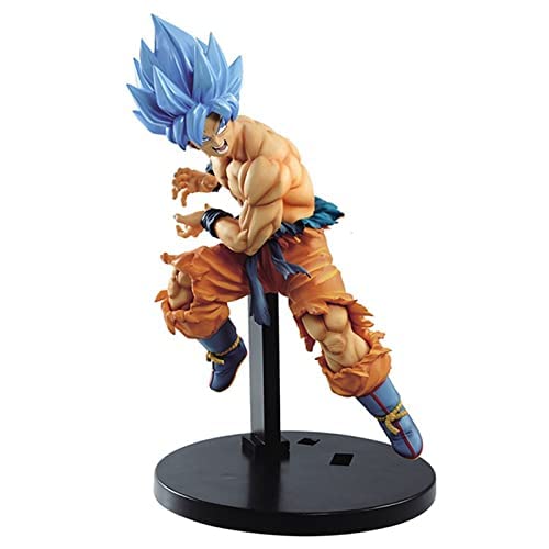 Dragon Ball Figuren Goku Kakarotto Vegeta Figur PVC Anime Modell Figuren Spielzeug Animationen Modell Charakter für Kuchen Dekoration Geschenk Geburtstag 20 cm (Goku)