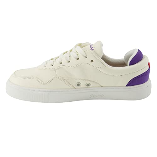 Genesis Damen Sneaker vegan G-Soley 1004016 White/Inkblue/Purple (eu_Footwear_Size_System, Adult, Women, Numeric, medium, Numeric_38)