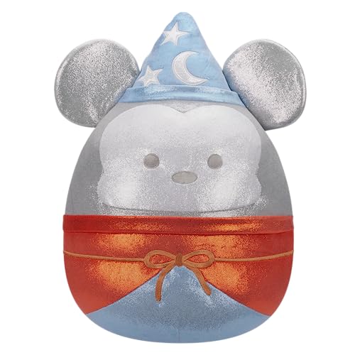 Squishmallows SQDI00220 - Micky The Wizard Apprentice 35 cm, Official Kelly Toys Plush, Super Soft Cuddly Toy