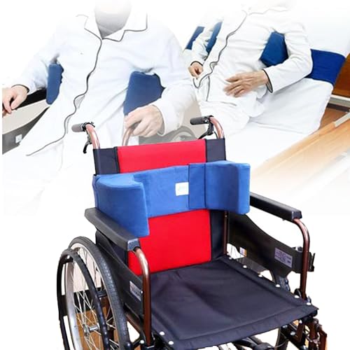BLUEZY seitliche körperstütze für Rollstuhl haltungsschaum-keilkissen seitliche stütze für rollstühle Medizinisches Seitenstützkissen, Körperpolster, Haltungsschaum-Keilkissen, Einstellbar bequem