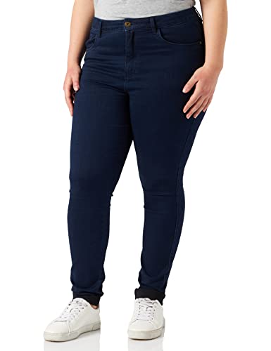 ONLY Carmakoma NOS Damen CARAUGUSTA HW BB DBD NOOS Skinny Jeans, Blau (Dark Blue Denim Dark Blue Denim), 50/L32 (Herstellergröße: 50)
