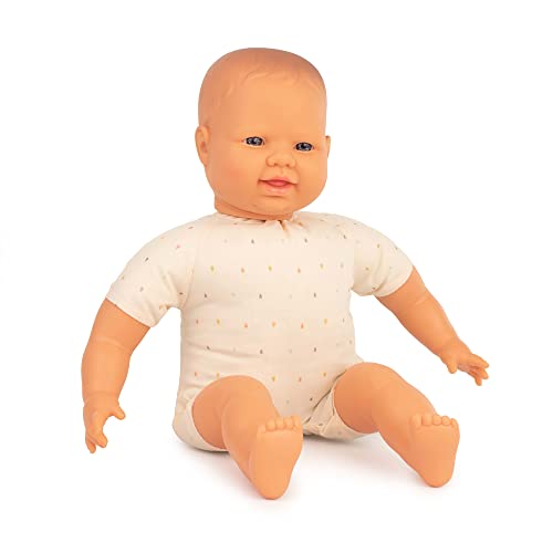 Miniland miniland31061 40 cm Unisex Bald europäischen Baby Puppe ohne Unterwäsche