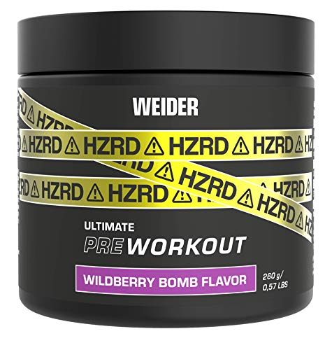 Weider HZRD Ultimate Pre Workout, Wildberry Bomb, 20 servings, 200 g