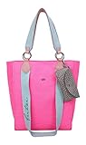 Fritzi aus Preussen Izzy02 Canvas Tote Shopper Handtasche Schultertasche, Farbe:Neon Pink