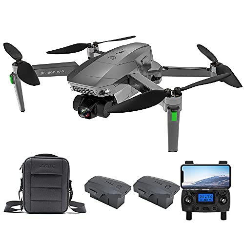 3~5-Tage-Lieferung, ZLL SG907 MAX GPS Drohne mit Kamera 4K HD, 3-Achsen Gimbal, 5G WiFi FPV, 25 Minuten Flugzeit, Brushless Motor Intelligentes Folgen Professioneller RC Quadcopter, 2 Batterien