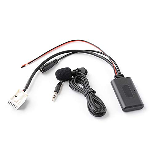 Bluetooth Musik Adapter Wireless Audio Receiver mit Mikrofon für Mercedes Benz Audio20 50 W169 W245 W203 W209 W164 W221 R230 12 PIN Stecker