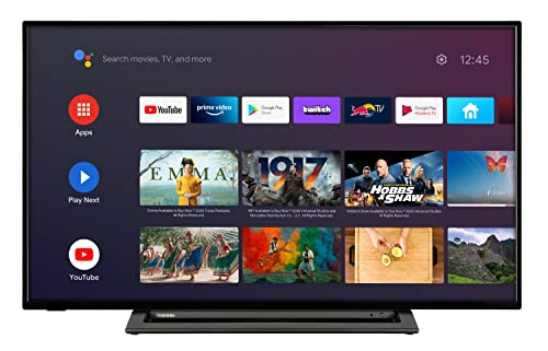 Toshiba 43LA3B63DGW 43 Zoll Fernseher/Android Smart TV (Full HD, HDR, Google Play Store, Google Assistant, Triple-Tuner, Bluetooth) [2023]
