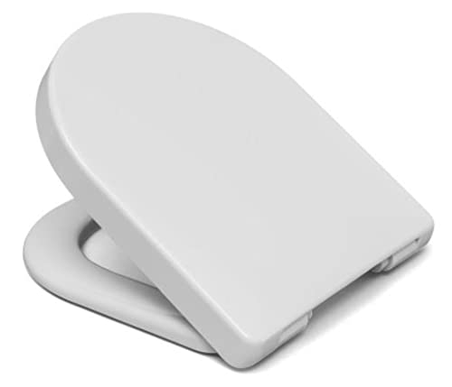 WC-Sitz clivia für WC ohne Spülrand mit Deckel weiss softclose