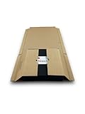 Universal Buchverpackung DIN A4 | 325x250x20-75mm | Wickelverpackung aus Wellpappe, Wickelkarton in braun, selbstklebend für Buchversand Warenversand Bücher versenden (25)