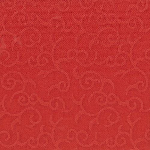 250 Servietten "ROYAL Collection" 1/4-Falz 40 cm x 40 cm rot "Casali" 84879 Papstar Premium stoffähnlich hochwertig Qualität stabil gute Faltbarkeit