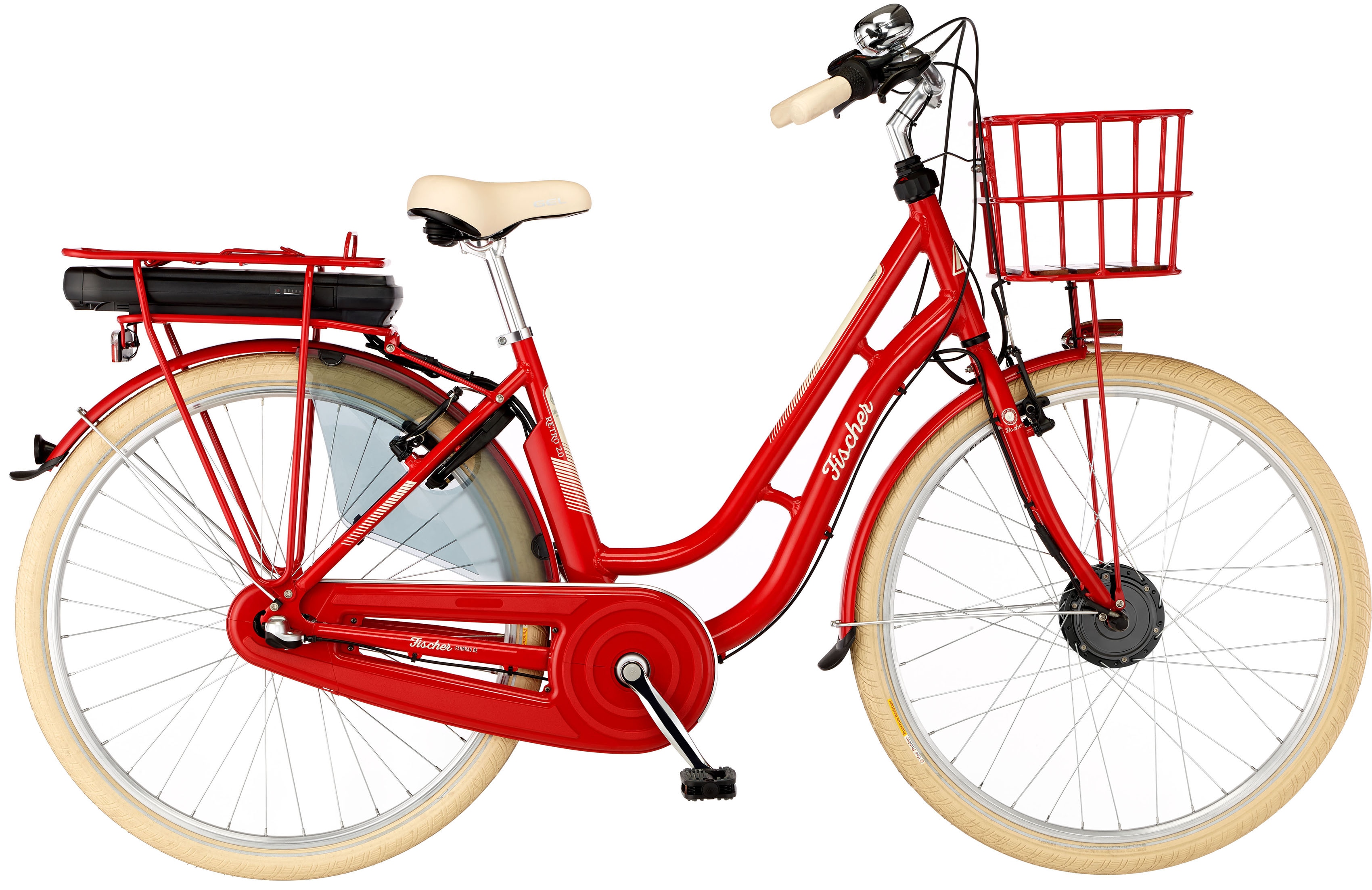 FISCHER Fahrrad E-Bike "CITA RETRO 2.1 317", 3 Gang, Shimano, Nexus