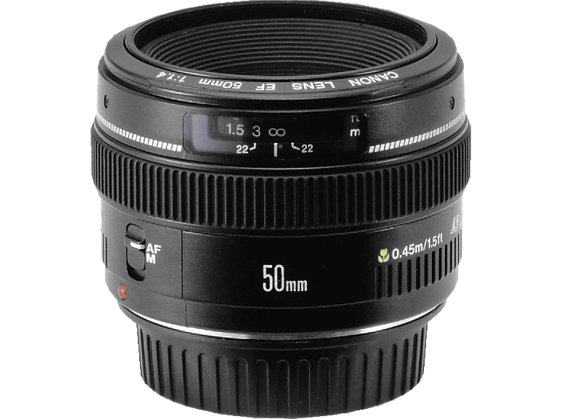 CANON 2515A012AA - 50 mm f/1.4 EF, USM (Objektiv für Canon EF-Mount, Schwarz)