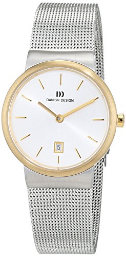 Danish Design Damen Analog Quarz Uhr mit Edelstahl Armband 3324579