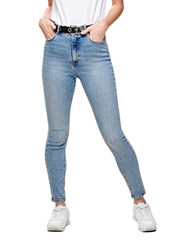 ONLY NOS Damen Skinny Jeans onlMILA HW SK ANK BJ13502-1 NOOS, Blau (Light Blue Denim), W29/L32 (Herstellergröße: 29)