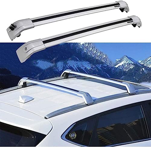 2pcs Aluminium Auto Dachgepäckträger Bars für Hyundai Tucson 2015-2020, Cross Bar Gepäckträger Cargo Transportrack Rail Crossbar Auto