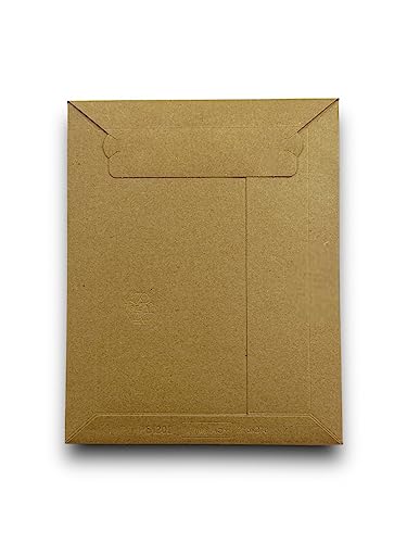DIN A5 Versandtaschen aus Pappe 215 x 270 mm selbstklebend - Papp-Kuverts B5 A5 für Büchersendung Klamotten Dokumente Warensendung Versandverpackung (50)