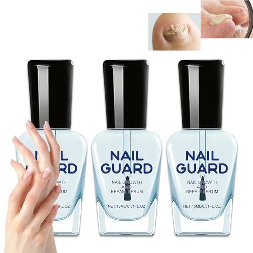 Onyxoguard Nail Growth and Repair Serum, Onyxoguard Nail Growth Serum, Nail Strengthener and Growth Cuticle Oil, Onyxoguard Nail Repair Serum, for Thin Nails and Growth (3Pieces)