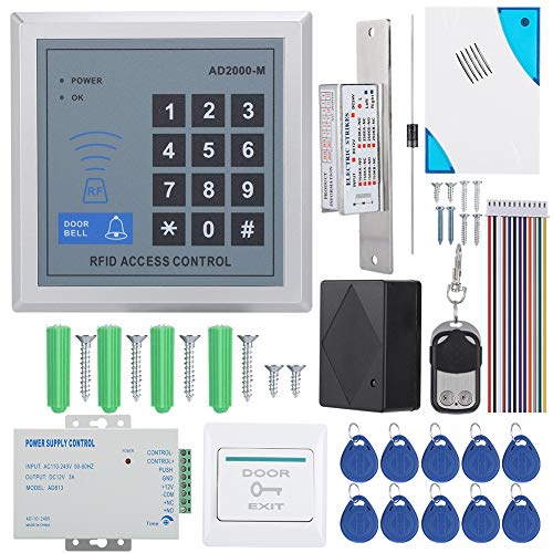 Tosuny Zutrittskontrollsystem, elektrisches EIN-Tür-Karten-Passwort-Zutrittskontroll-Tastatur-Sicherheitssystem-Kit für Unternehmen, Büros, Fabriken.