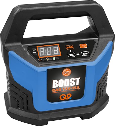 GÜDE Automatik Batterielader GAB 12V - 15A-BOOST | 4-400 Ah | 12 V | BOOST-FUNKTION | LED-Anzeige | Erhaltungsfunktion