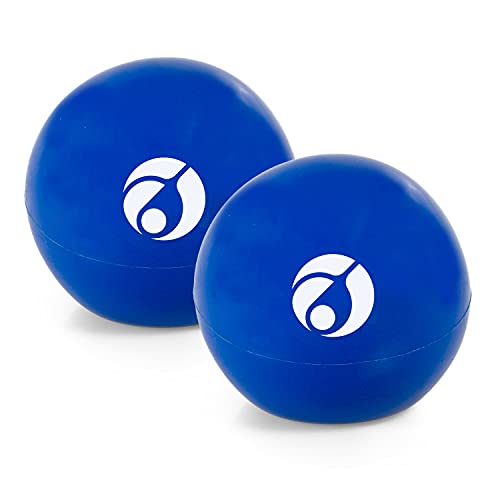 TheraPIE Gewichtsball | Sportball | Gymnastikball | ca. 2,0 kg | 2x blau