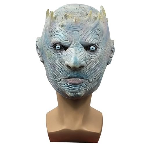 Game of Thrones Night King Latex Maske Horror Kopfbedeckung für Halloween Karneval Kostüm Party Requisiten