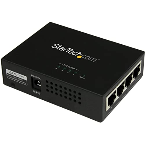 Startech .com 4port gigabit poe+ midspan