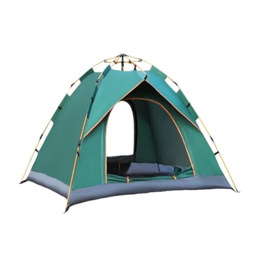 Zelt aufblasbar Vollautomatisches Outdoor-Klappzelt, Schnell Zu Öffnendes, Tragbares Campingzelt, Sonnenschutz Und Regensicheres Zelt Camping Tent (Color : Green, Size : B)