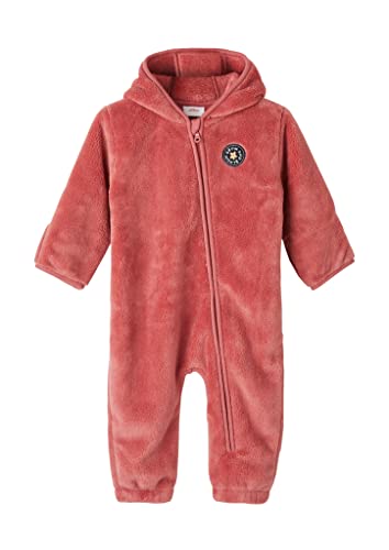 s.Oliver Junior Baby Girls Overall mit Kapuze, red, 80