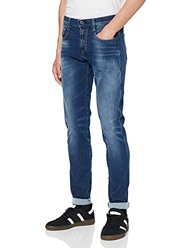 Replay Herren Anbass Slim Jeans, Blau (Medium Blue 9), W31/L30 (Herstellergröße: 31)