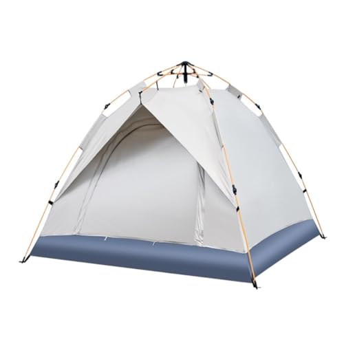 Zelt Zelt Im Freien Wasserdichtes Sonnenschutzzelt Camping Verdicktes Klappbares Tragbares Zelt Vollautomatisches Zelt Zelte (Color : White, Size : A)