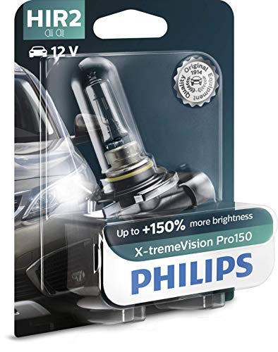 Philips HIR2 X-tremeVision Pro150 55 Watt 12 Volt PX22d 9012XVPB1