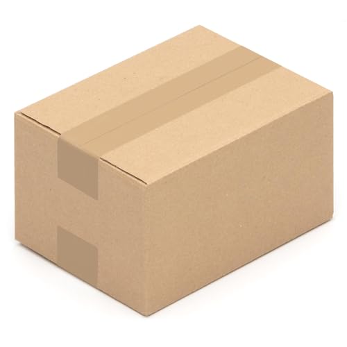 Faltkartons, 220 x 160 x 120 mm, 25 Stück | Kleine Kartons aus Wellpappe | Ideal für Warensendungen