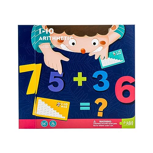 FackLOxc Lernen Für Den Kindergarten Aufklärung Puzzle Spielzeug Entwicklungslehrmittel Mathe Spielzeug Mathe Spielzeug Für Kinder Ab 5 Jahren Kinder Alter Von 4–8 Jahren Zählen Und Mathe Spielzeug