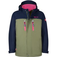 Trollkids Mädchen Bryggen wasserdichte Winddichte 3in1 Jacke, Marineblau/Magenta, Größe 164