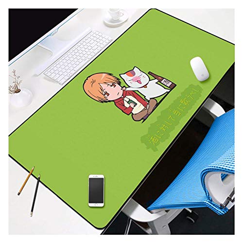 IGIRC Mauspad Cat Teacher 900X400mm Mouse pad, Speed Gaming Mousepad,Extended XXL Large Mousemat with 3mm-Thick Base,for notebooks, PC, I