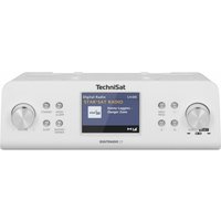 TechniSat DIGITRADIO 21 - DAB+ Unterbau-Küchenradio (DAB+, UKW, 2,8" Farbdisplay, Favoritenspeicher, Wecker, Kopfhöreranschluss) weiß