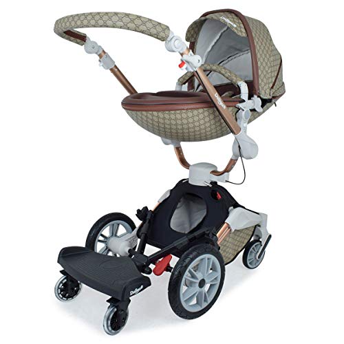 Daliya® Stepiyo Buggy & Kinderwagen Board, Kiddy Board, Universal Glider Anhänger, Geschwisterboard mit Hängeriemen, Sitzeinheit für Kinderwagen (ohne Sitz)