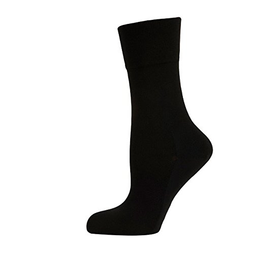 ELBEO Damen Sensitive Bamboo W Socken, Blickdicht, Schwarz (9500 schwarz), 35-38