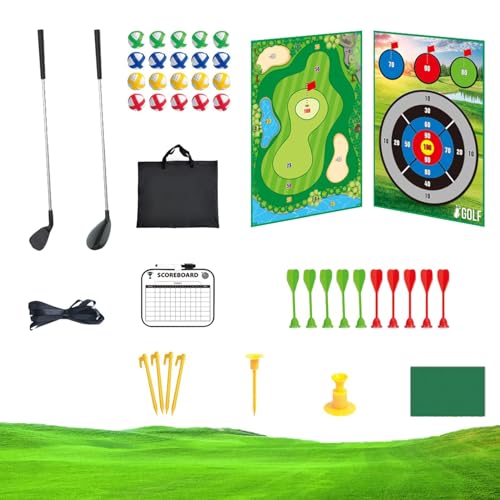 lovemetoo Kinder-Golf-Set, Golf-Spielzeug-Set,Sport-Outdoor-Spielzeug | Golfball-Spielset, Golf-Putting-Spiel, Sport-Golfspielzeug, fördert die körperliche und geistige Entwicklung