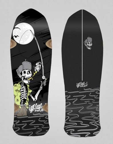 Ajime Wood Light Monopatin Skateboard Surfskate Deck - Igor Lage Night 9,85 x 31,10