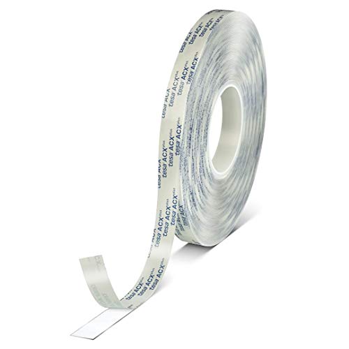 tesa® ACX plus 7054, transparent mit PE beschichtetem Papierliner, 9 mm x 25 m, Dicke: 0,5 mm - 1 Rolle