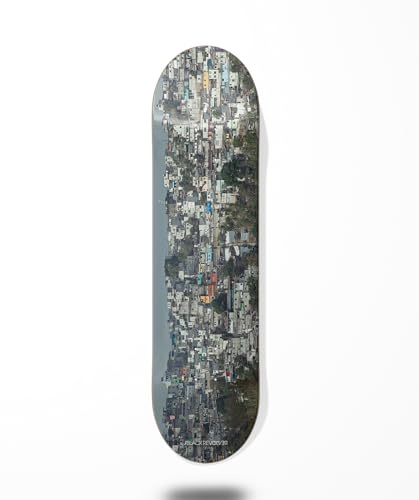 Skateboard Skateboard Deck Board Black Revolver Favela 8.6