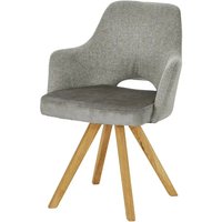 Woodford Sessel Moreda - grau - 58 cm - 82 cm - 60 cm - Stühle > Esszimmerstühle - Möbel Kraft