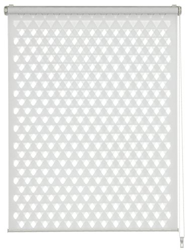 Gardinia EasyFix Doppelrollo Cut-Out Kreis weiß, 45 x 150 cm