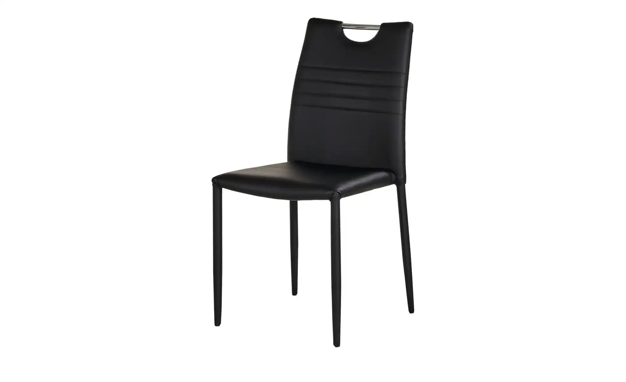 Stuhl mit Griff ¦ schwarz ¦ Maße (cm): B: 43 H: 91 T: 51 Stühle > Esszimmerstühle - Möbel Kraft