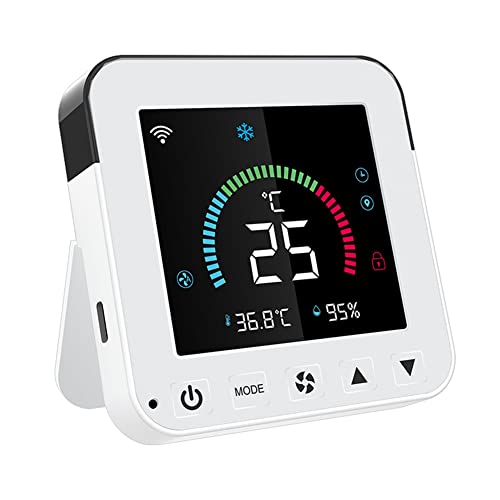 Wisboey Tuya Smart Life WiFi Thermostat DC5V Klimaanlage Thermostat IR Fernbedienung Timer