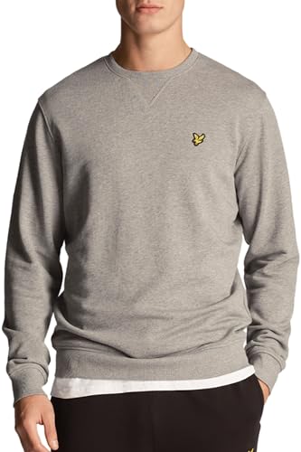 Lyle & Scott Herren Logo-Sweatshirt, Grau, XL