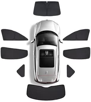 Auto-Sonnenschutz für Volkswagen T-ROC,UV-Schutz Vorhang Privatsphäre Auto Fensterblenden Fenster Visier Auto Zubehör,A/8pcs